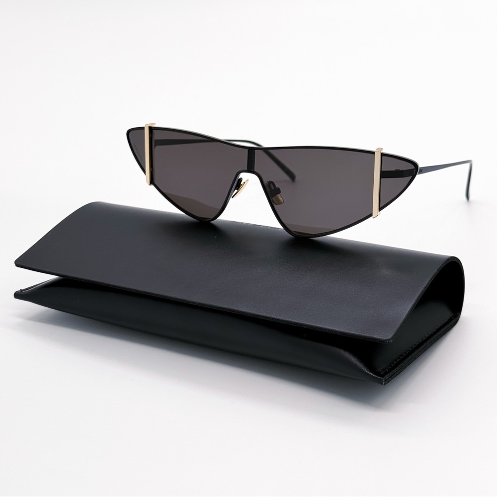 NEW SAINT LAURENT SL536 001 BLACK CAT EYE WOMEN SL 536 SUNGLASSES SAINT LAURENT